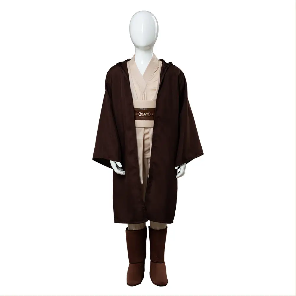 Star Wars Obi Wan Kenobi Jedi Kind Halloween Cosplay Kostüm 7 Star Wars Obi Wan Kenobi Jedi Kind Halloween Cosplay Kostüm – Bild 7