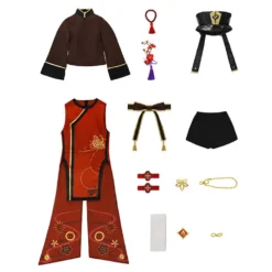 Hu Tao Genshin Impact Cosplay Kostüme Halloween Karneval Outfits Stil B -DEKORATIONSGESCHÄFT 1adc349a6ed292e52bb6dc8efc9362f2