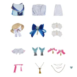 Genshin Impact Kamisato Ayaka Kleid Cosplay Halloween Karneval Outfits -DEKORATIONSGESCHÄFT 1ae74b2e14d35d6731c6ca3c4ad74921