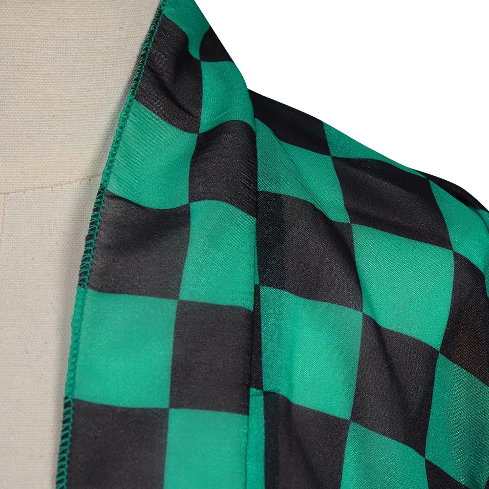 Kinder Demon Slayer Kamado Tanjiro Cosplay Cape Kimono Halloween Karneval Umhang 8 Kinder Demon Slayer Kamado Tanjiro Cosplay Cape Kimono Halloween Karneval Umhang – Bild 8