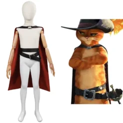 Kinder Der Gestiefelte Kater: Der Letzte Wunsch Umhang Cosplay Halloween Karneval Kostüm