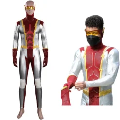The Flash S7 Bart Allen Impulse Cosplay Kostüm Outfits Halloween Karneval Jumpsuit