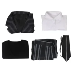 Wednesday Cosplay Wednesday Kostüm Outfits Halloween Karneval Uniform -DEKORATIONSGESCHÄFT 2178e8c08af48740920757d321515a11
