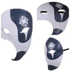 Fatui IL Dottore Latex Maske Genshin Impact Balanzone Halloween Party Zubehör -DEKORATIONSGESCHÄFT 235195 costumebuy2009