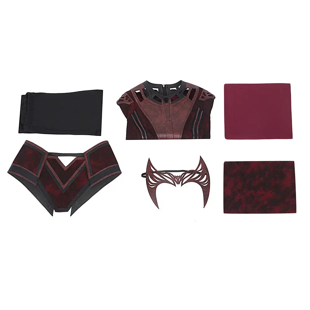 Doctor Strange In The Multiverse Of Madness Scarlet Wanda Cosplay Kostüm Halloween Karneval Outfits 7 Doctor Strange In The Multiverse Of Madness Scarlet Wanda Cosplay Kostüm Halloween Karneval Outfits – Bild 7