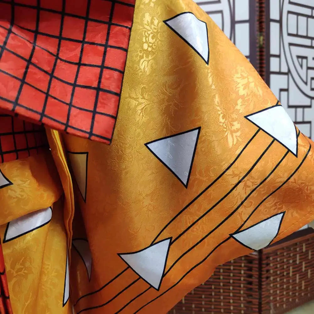 Kinder Demon Slayer Agatsuma Zenitsu Kostüm Kimono Cosplay Halloween Karneval Kostüme 5 Kinder Demon Slayer Agatsuma Zenitsu Kostüm Kimono Cosplay Halloween Karneval Kostüme – Bild 5