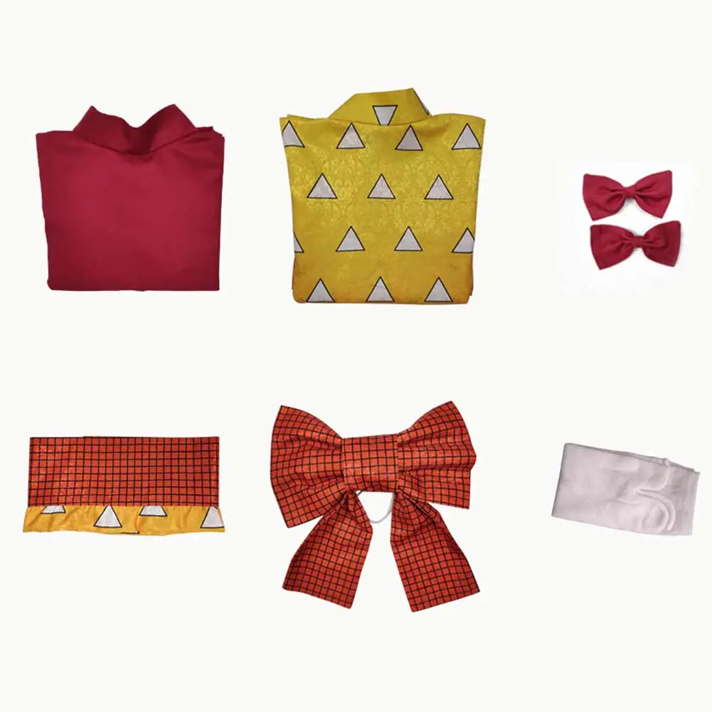 Kinder Demon Slayer Agatsuma Zenitsu Kostüm Kimono Cosplay Halloween Karneval Kostüme 6 Kinder Demon Slayer Agatsuma Zenitsu Kostüm Kimono Cosplay Halloween Karneval Kostüme – Bild 6