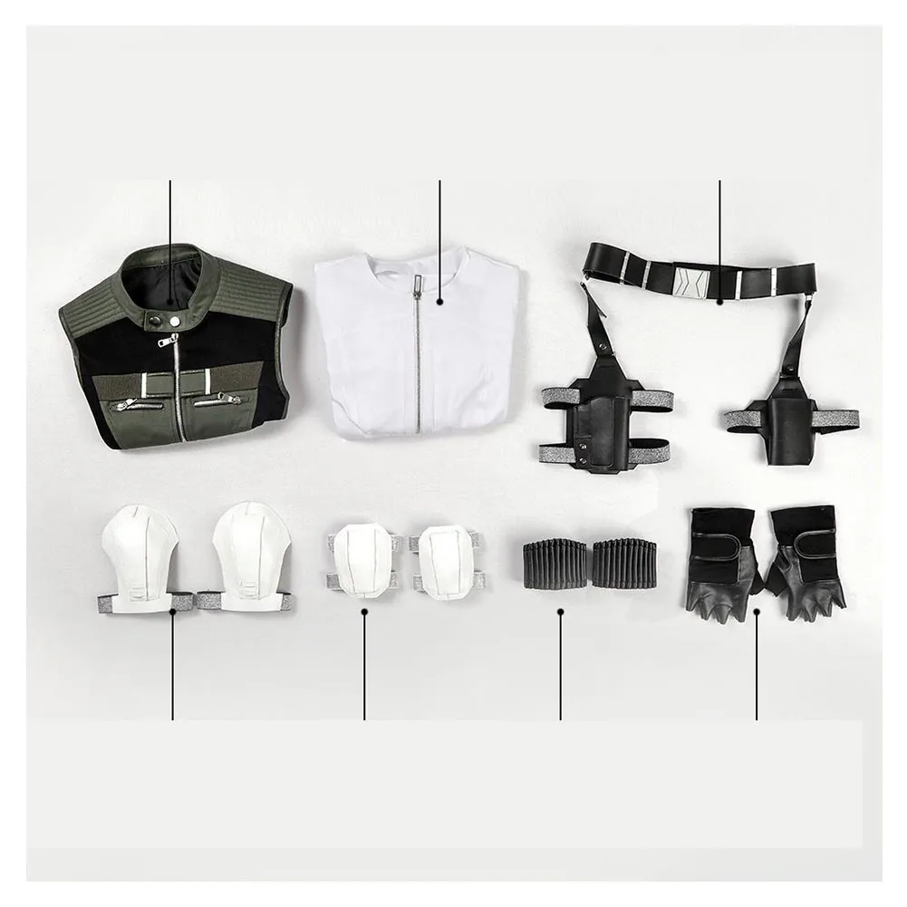 Yelena Belova Black Widow Kostüm Avengers: Infinity War Cosplay Outfits Halloween Karneval Kostüm 7 Yelena Belova Black Widow Kostüm Avengers: Infinity War Cosplay Outfits Halloween Karneval Kostüm – Bild 7