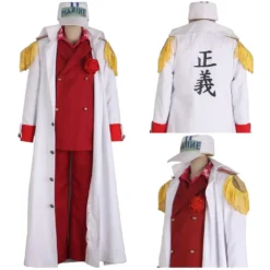 One Piece Akainu Sakazuki Kostüm Cosplay Halloween Karneval Outfits -DEKORATIONSGESCHÄFT 252044 costumebuy2009