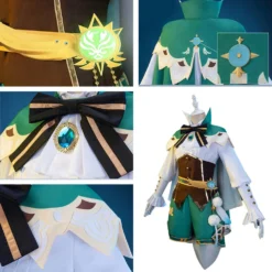 Venti Kostüm Genshin Impact Venti Cosplay Halloween Karneval Kostüm -DEKORATIONSGESCHÄFT 252318 5
