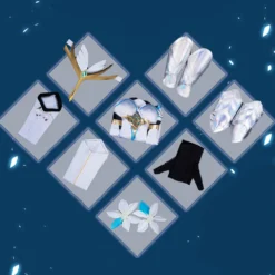 Aether/Lumine Kostüm Genshin Impact Aether/Lumine Cosplay Halloween Karneval Kostüm -DEKORATIONSGESCHÄFT 252638 4