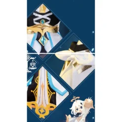 Aether/Lumine Kostüm Genshin Impact Aether/Lumine Cosplay Halloween Karneval Kostüm -DEKORATIONSGESCHÄFT 252638 7