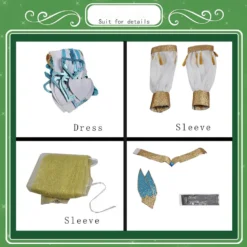 Genshin Impact Greater Lord Rukkhadevata Kleid Cosplay Halloween Karneval Kostüm -DEKORATIONSGESCHÄFT 253747 4