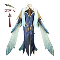 Genshin Impact Clouds Retainer ShenHe Cosplay Kostüm Cosplay Halloween Karneval Outfits