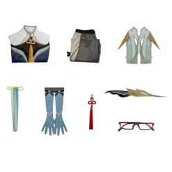 Genshin Impact Clouds Retainer ShenHe Cosplay Kostüm Cosplay Halloween Karneval Outfits -DEKORATIONSGESCHÄFT 254231 7