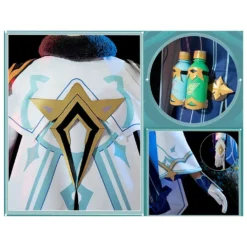 Genshin Impact Sucrose Kostüm Cosplay Halloween Karneval Kostüm -DEKORATIONSGESCHÄFT 254362 7