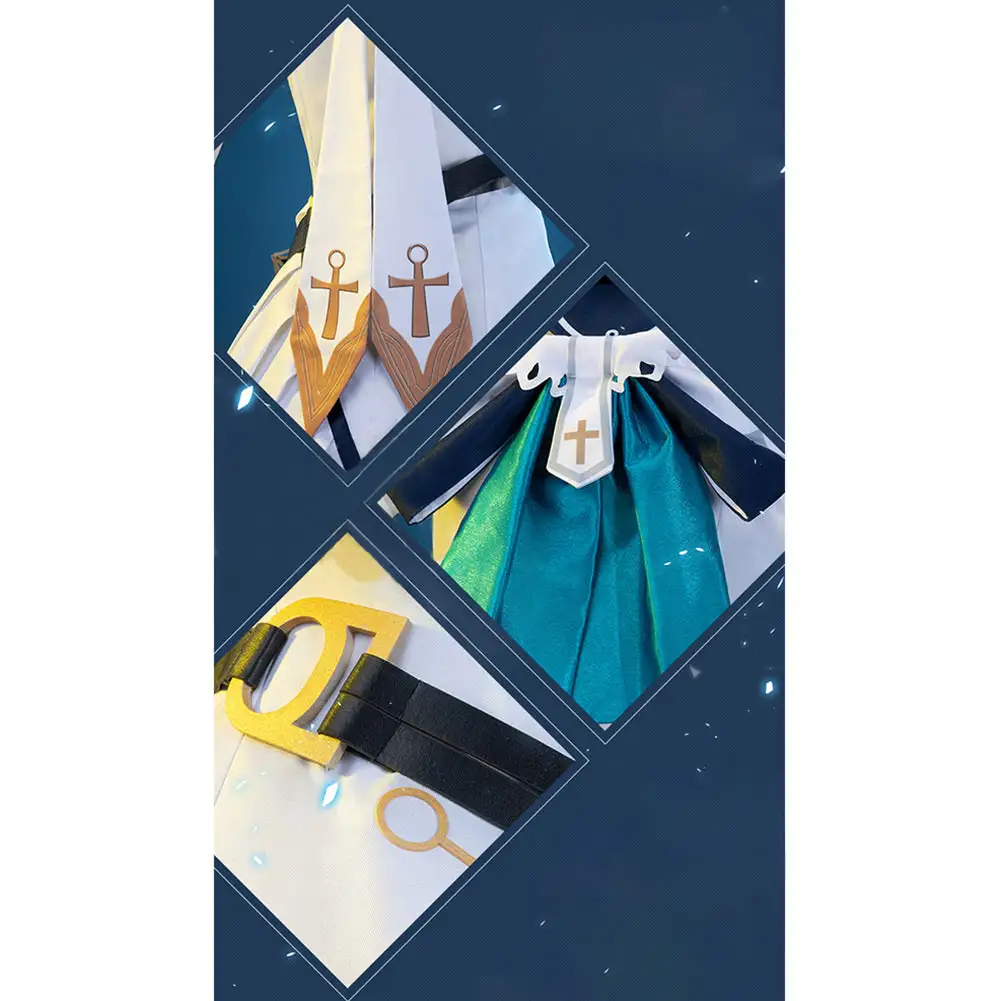 Barbara Kleid Genshin Impact Barbara Damen Cosplay Halloween Karneval Kostüm Set 4 Barbara Kleid Genshin Impact Barbara Damen Cosplay Halloween Karneval Kostüm Set – Bild 4