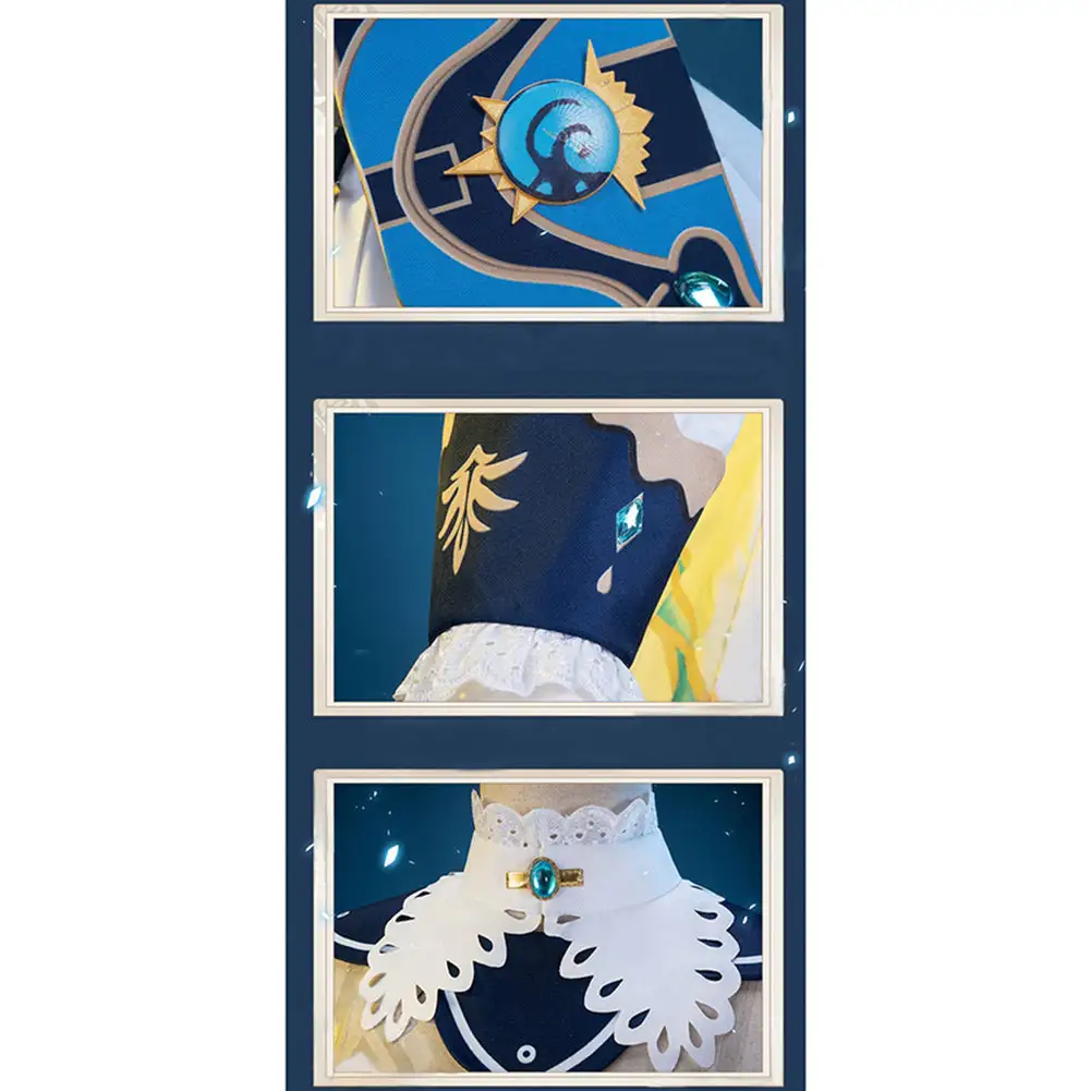 Barbara Kleid Genshin Impact Barbara Damen Cosplay Halloween Karneval Kostüm Set 5 Barbara Kleid Genshin Impact Barbara Damen Cosplay Halloween Karneval Kostüm Set – Bild 5