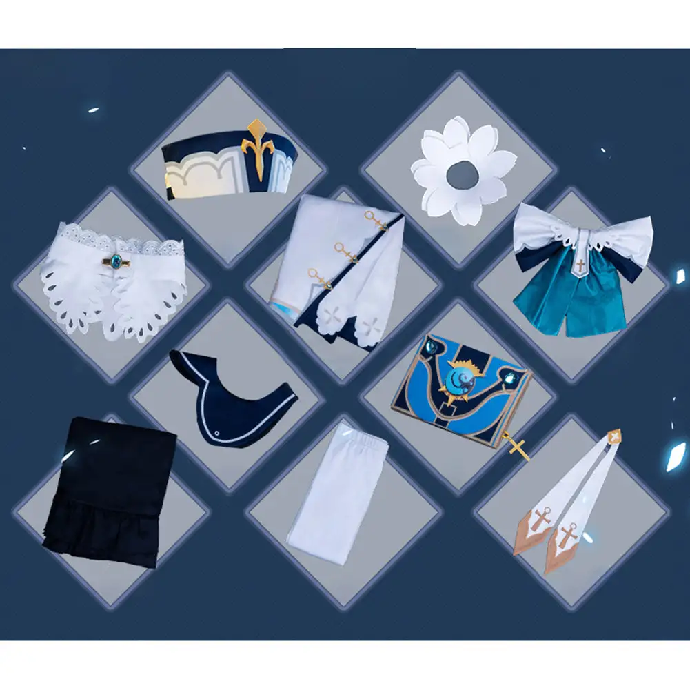 Barbara Kleid Genshin Impact Barbara Damen Cosplay Halloween Karneval Kostüm Set 6 Barbara Kleid Genshin Impact Barbara Damen Cosplay Halloween Karneval Kostüm Set – Bild 6
