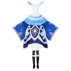 Cryo Abyss Magier Kostüm Genshin Impact Cosplay Halloween Karneval Outfits -DEKORATIONSGESCHÄFT 255195 3