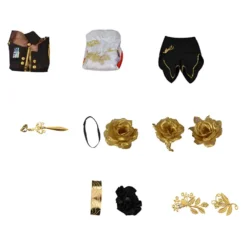 Honkai: Star Rail Himeko Kleid Cosplay Halloween Karneval Kostüm -DEKORATIONSGESCHÄFT 2555139 9