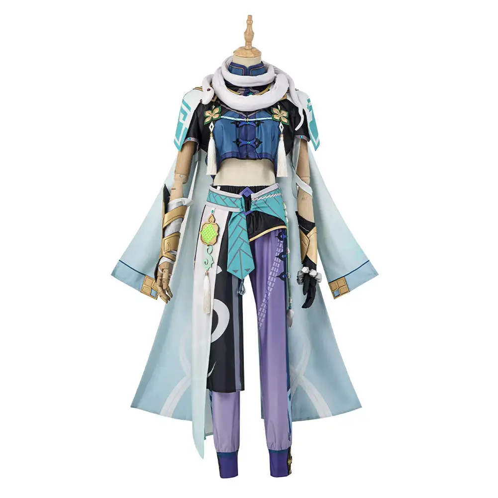 Baizhu Kostüm Genshin Impact Cosplay Kostüm Halloween Karneval Outfits 1 Baizhu Kostüm Genshin Impact Cosplay Kostüm Halloween Karneval Outfits