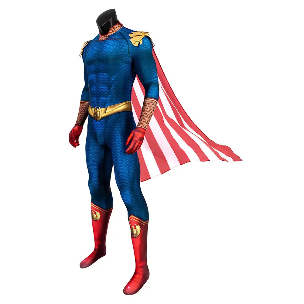 Homelander Jumpsuit The Boys Homelander Cosplay Kostüm Halloween Karneval Outfits 2 Homelander Jumpsuit The Boys Homelander Cosplay Kostüm Halloween Karneval Outfits – Bild 2