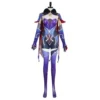 Genshin Impact Mona Kleid Cosplay Outfits Halloween Karneval Kostüm