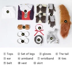 Raphtalia Kostüm The Rising Of The Shield Hero Cosplay Halloween Karneval Outfits -DEKORATIONSGESCHÄFT 257531 7