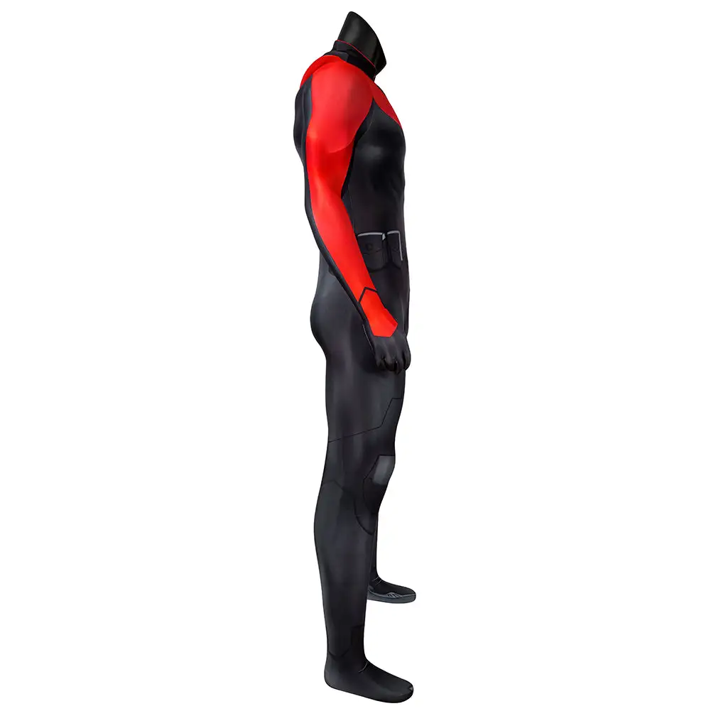 Teen Titans: The Judas Contract Dick Grayson Nightwing Cosplay Kostüm Outfits Halloween Karneval Jumpsuit 4 Teen Titans: The Judas Contract Dick Grayson Nightwing Cosplay Kostüm Outfits Halloween Karneval Jumpsuit – Bild 4
