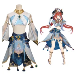 Genshin Impact Nilou Cosplay Kostüm Outfits Halloween Karneval Kleid