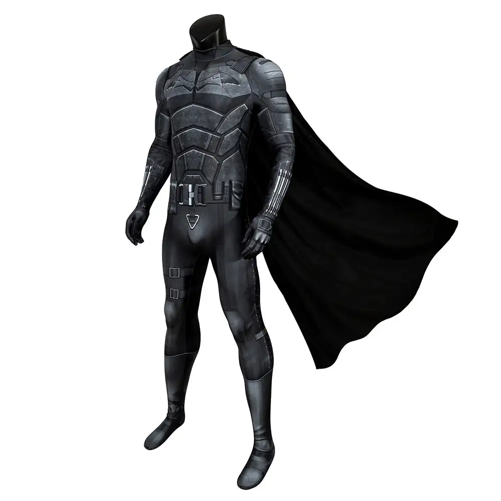 Bruce Wayne Cosplay Batman 2021 Kostüm Jumpsuit Halloween Karneval Outfits 2 Bruce Wayne Cosplay Batman 2021 Kostüm Jumpsuit Halloween Karneval Outfits – Bild 2