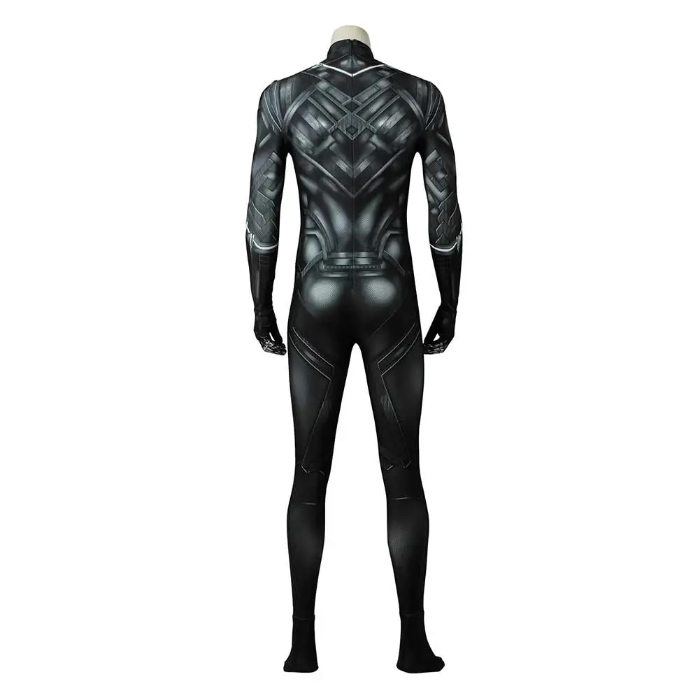 T‘Challa Captain America Cosplay Black Panther Kostüm Outfits Halloween Karneval Jumpsuit 3 T‘Challa Captain America Cosplay Black Panther Kostüm Outfits Halloween Karneval Jumpsuit – Bild 3