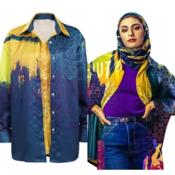 Ms. Marvel (2022) Nakia Cosplay Kostüm Outfits Halloween Karneval Bluse