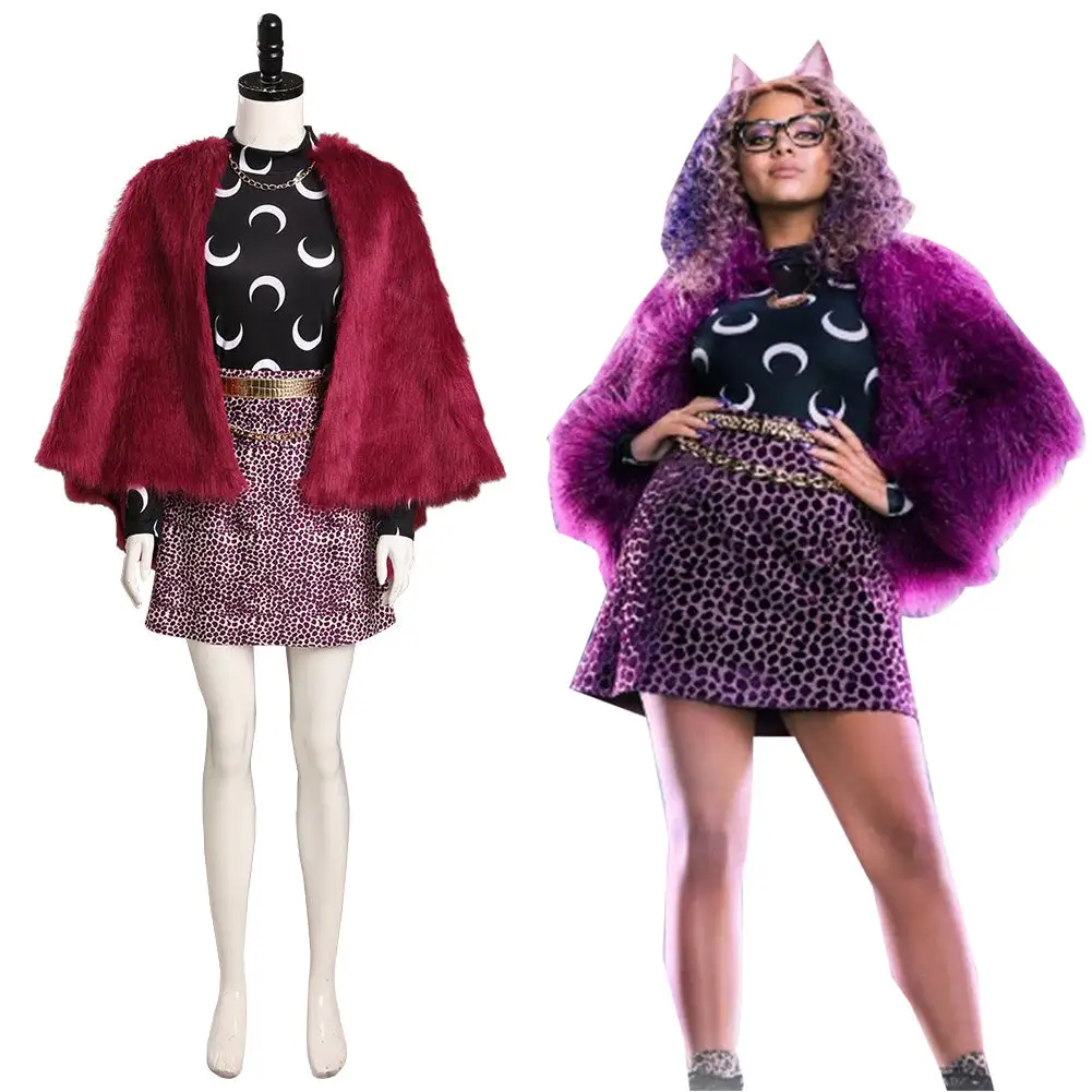 Monster High 2022 Clawdeen Wolf Cosplay Kostüm Halloween Karneval Outfits 1 Monster High 2022 Clawdeen Wolf Cosplay Kostüm Halloween Karneval Outfits