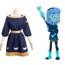 The Owl House Cosplay Amity Kostüm Halloween Karneval Kleid