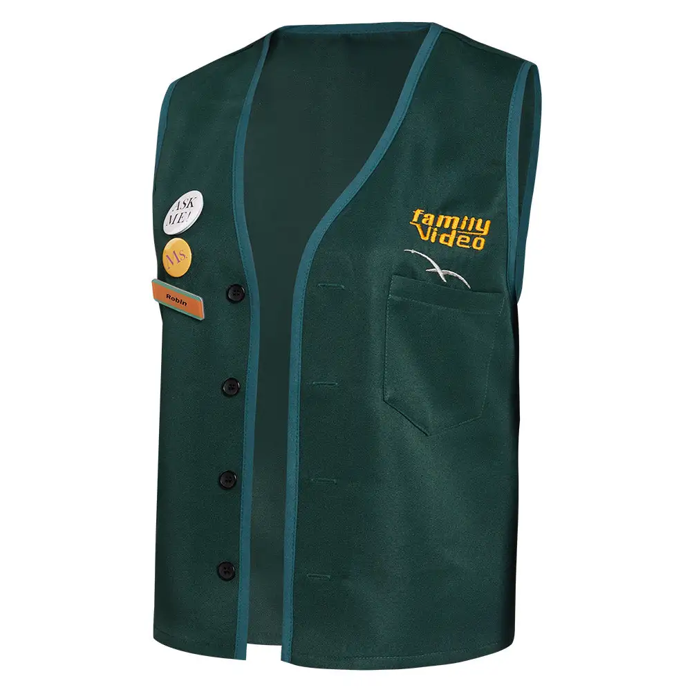 Stranger Things Robin Buckley/Steve Harrington Cosplay Kostüm Outfits Halloween Karneval Weste 3 Stranger Things Robin Buckley/Steve Harrington Cosplay Kostüm Outfits Halloween Karneval Weste – Bild 3