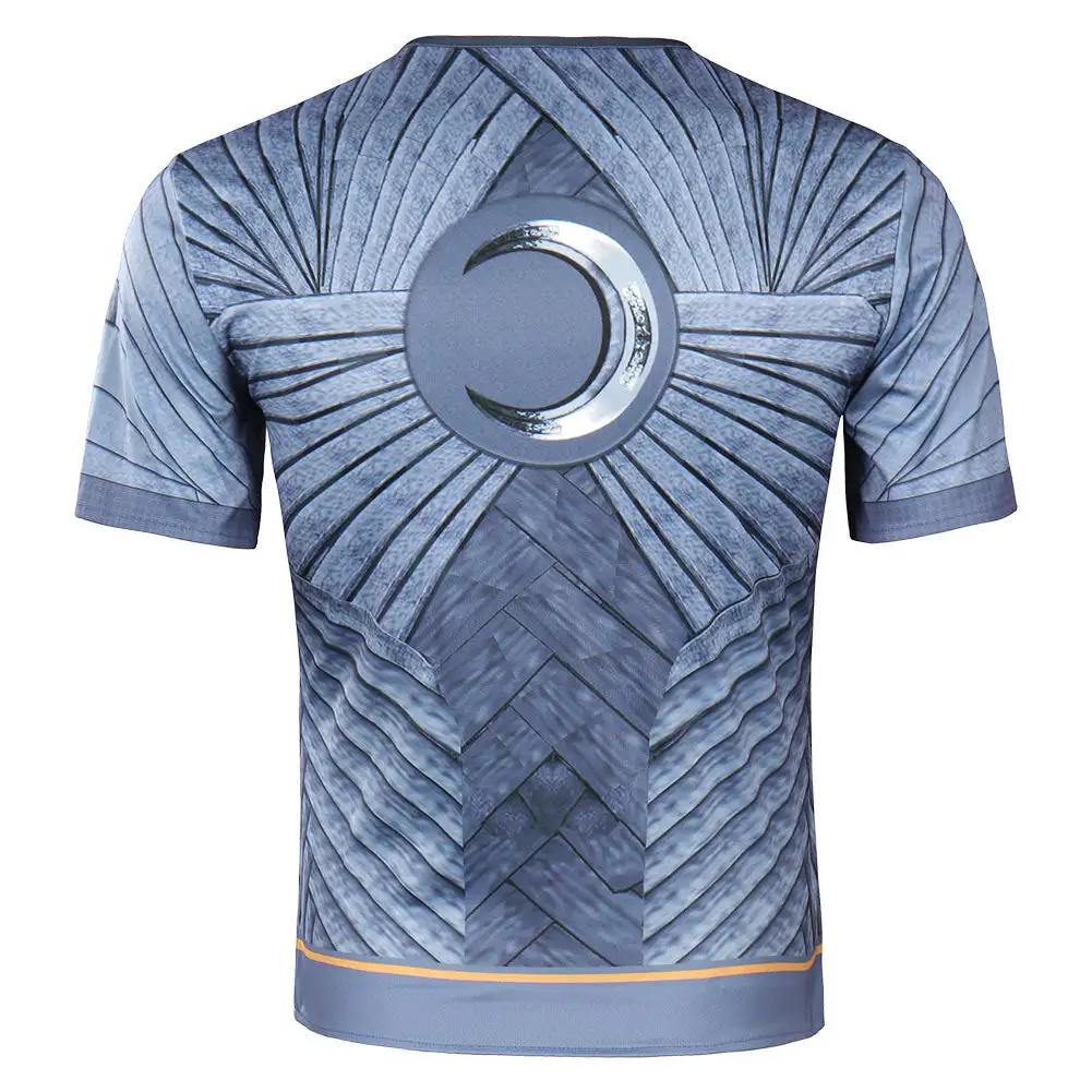 Moon Knight 2022 Marc Spector Cosplay Erwachsene Sommer Kurzarm Halloween Karneval T-Shirt 4 Moon Knight 2022 Marc Spector Cosplay Erwachsene Sommer Kurzarm Halloween Karneval T-Shirt – Bild 4