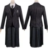 Wednesday Cosplay Wednesday Kostüm Outfits Halloween Karneval Uniform