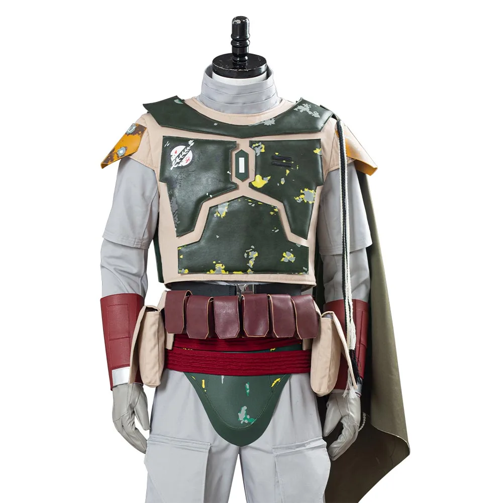 Kopfgeldjäger Boba Fett The Book Of Boba Fett Uniform Star Wars Cosplay Halloween Karnval Kostüm 5 Kopfgeldjäger Boba Fett The Book Of Boba Fett Uniform Star Wars Cosplay Halloween Karnval Kostüm – Bild 5
