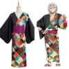 Demon Slayer Usui Tengen Sommer Kimono Halloween Karneval Outfits