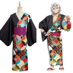 Demon Slayer Usui Tengen Sommer Kimono Halloween Karneval Outfits
