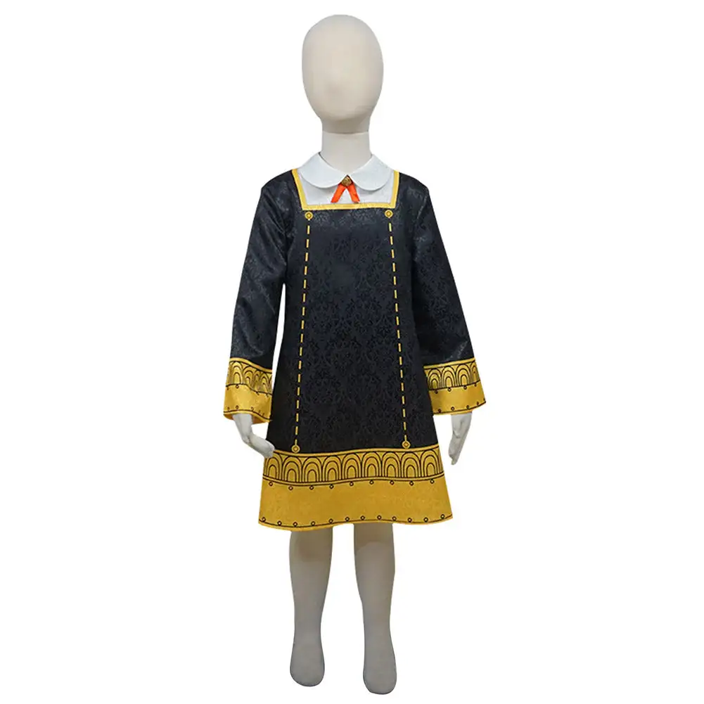 Anya Forger Kinder Kleid Spy Family Anya Cosplay Halloween Karneval Kostüm 2 Anya Forger Kinder Kleid Spy Family Anya Cosplay Halloween Karneval Kostüm – Bild 2