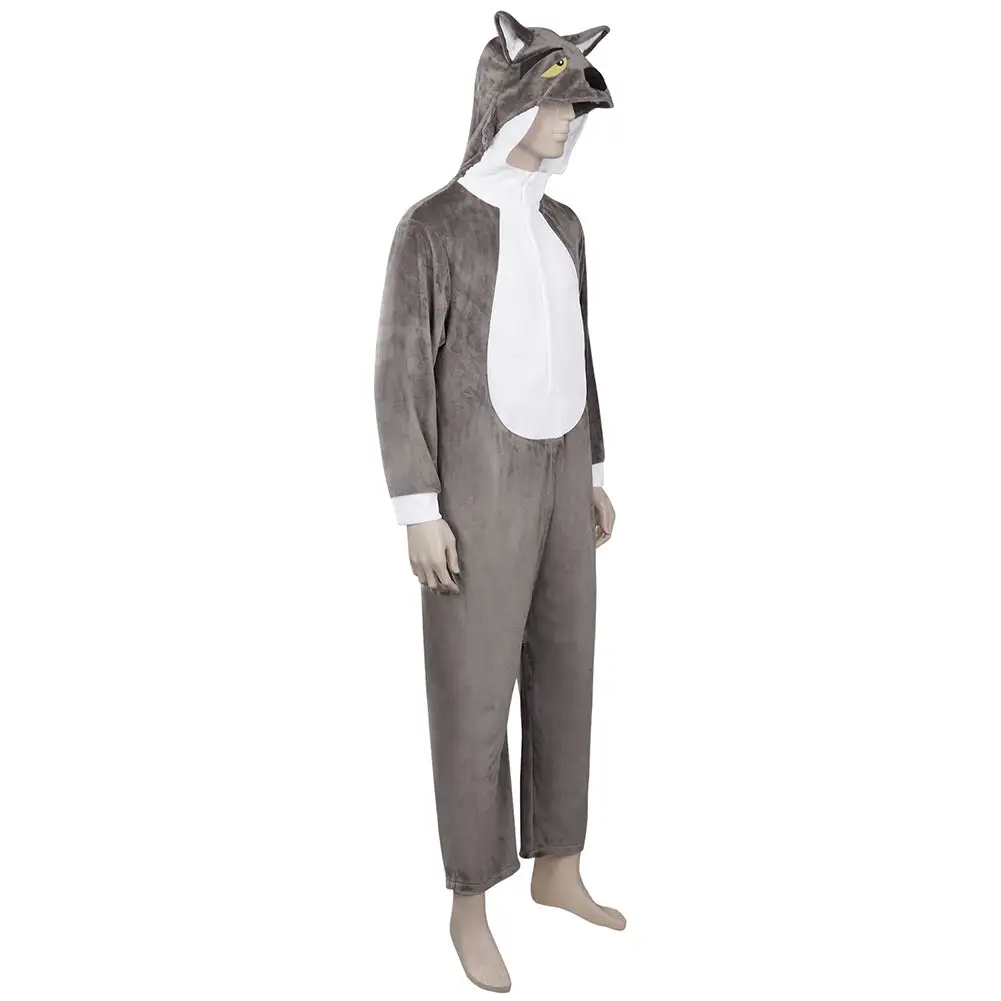 The Bad Guys Wolf Cosplay Kostüm Overall Halloween Karneval Originell Pyjamas Cossky® 5 The Bad Guys Wolf Cosplay Kostüm Overall Halloween Karneval Originell Pyjamas Cossky® – Bild 5