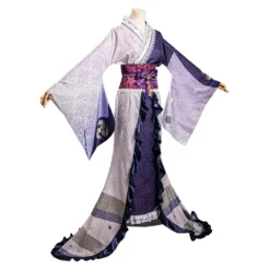 Genshin Impact Cosplay Raiden Shogun Kostüm Halloween Karneval Kimono -DEKORATIONSGESCHÄFT 3cbdaedb77bed8fe144f687de825c884