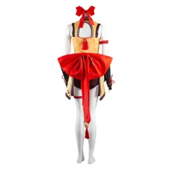 Genshin Impact Xiangling Cosplay Halloween Karneval Outfits Kostüme -DEKORATIONSGESCHÄFT 3cef6094a1f87934328eac53c6c64516