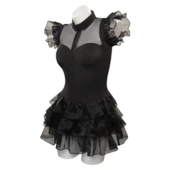 Wednesday Addams Wednesday Cosplay Sexy Kostüm Halloween Karneval Originell Kleid -DEKORATIONSGESCHÄFT 3d2784a685b09942f22ff9c290bcbea0