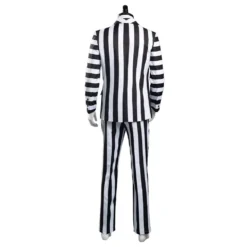 Adam Maitland Beetlejuice Cosplay Kostüm Herren Streifenanzug Outfits Halloween Karneval Kostüm -DEKORATIONSGESCHÄFT 3ecd1741e1d300438b88b93f23feee29