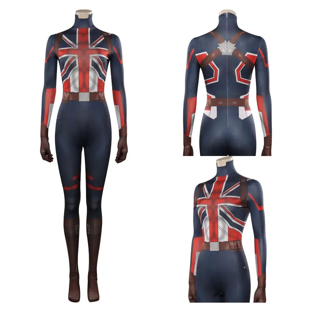 What If Cosplay Peggy Carter Kostüm Halloween Karneval Jumpsuit 13 What If Cosplay Peggy Carter Kostüm Halloween Karneval Jumpsuit – Bild 13