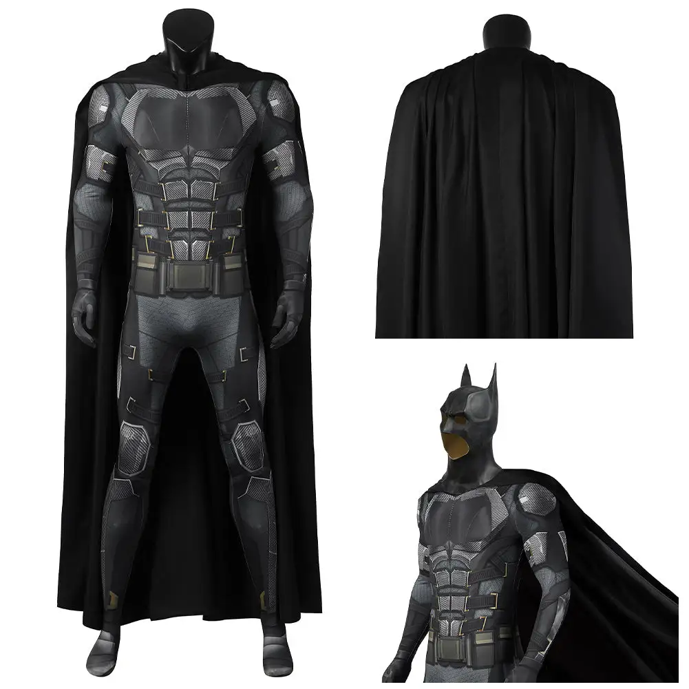 Bruce Wayne Cosplay Batman Justice League Erwachsene Kostüm Outfits Halloween Karneval Jumpsuit 9 Bruce Wayne Cosplay Batman Justice League Erwachsene Kostüm Outfits Halloween Karneval Jumpsuit – Bild 9